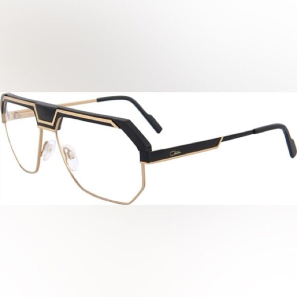 Cazal Black and Gold Men's 790 Titanium Glasses - Picture 2 of 2